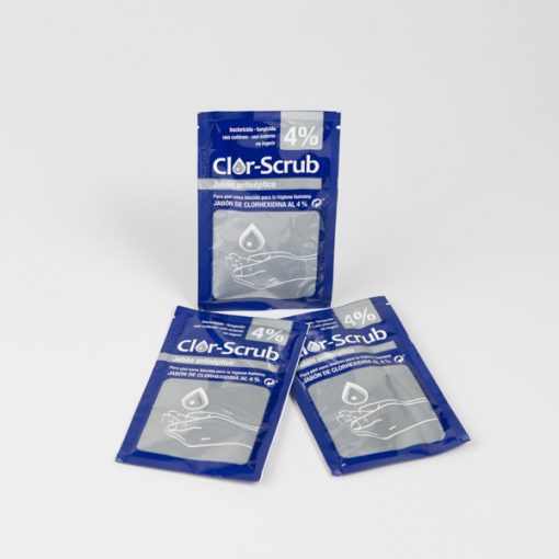 Clor-scrub 4% antiseptic soap sachet 